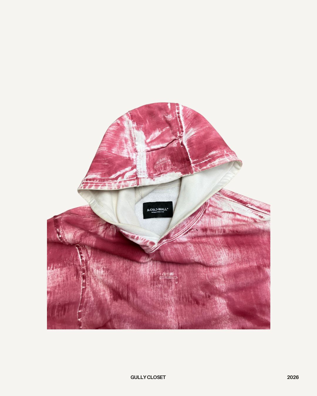 A - COLD - WALL Knitted Corrosion Hooded Sweatshirt* - Gully Closet