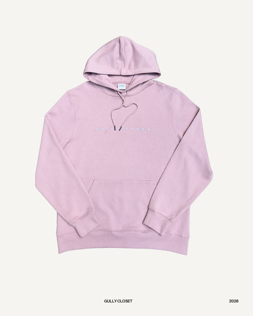 Daily Paper Script Logo Embroidered Hoodie – Luxury Streetwear Staple - Gully Closet