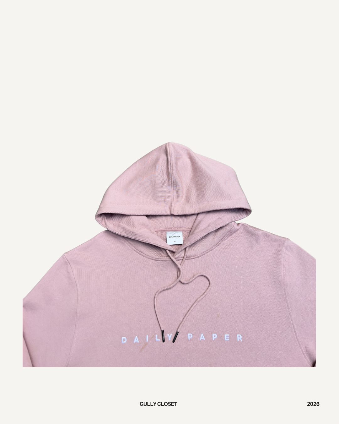 Daily Paper Script Logo Embroidered Hoodie – Luxury Streetwear Staple - Gully Closet