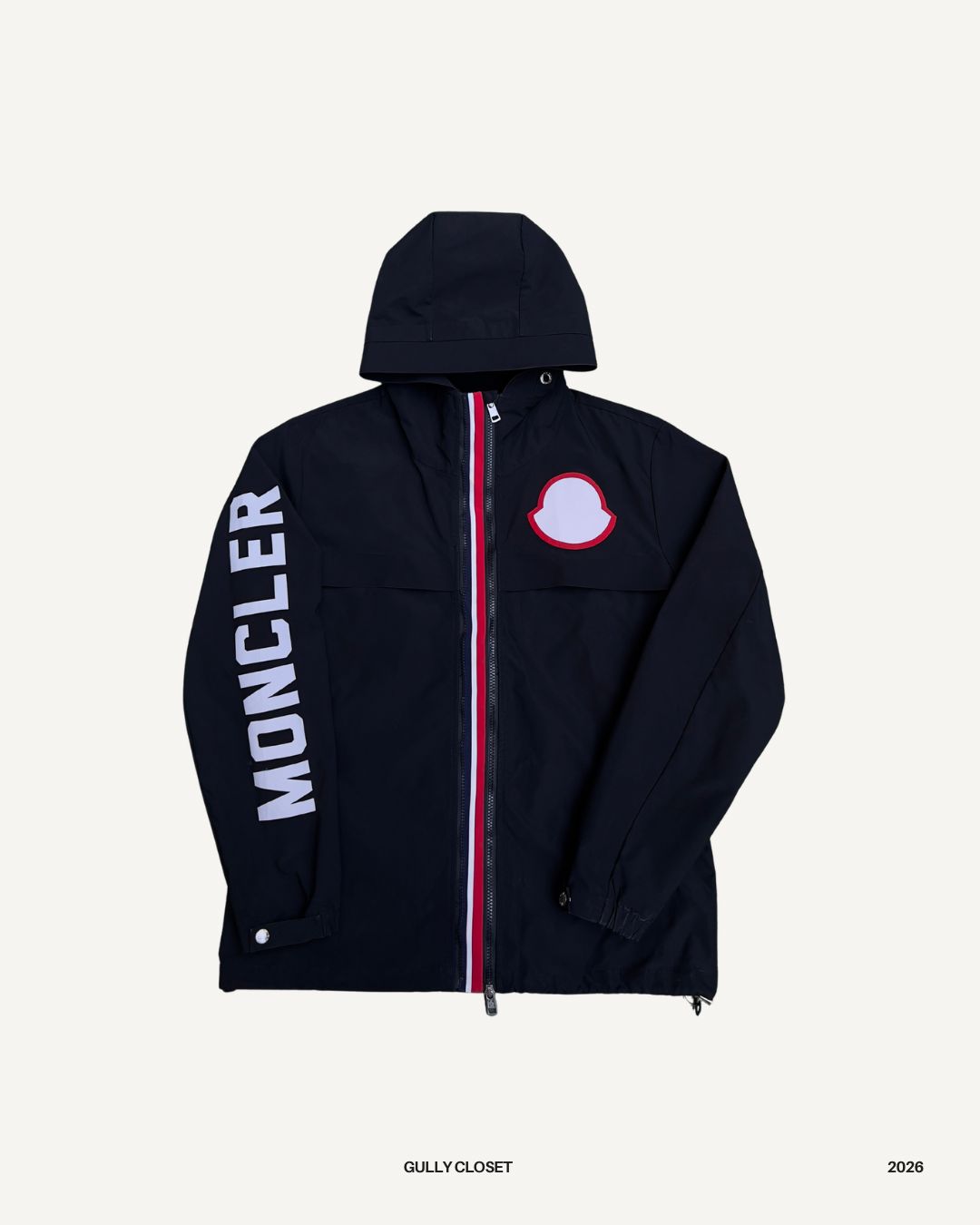 Moncler Montreal Expandable Rain Jacket – Black | Luxury Waterproof Designer Coat - Gully Closet