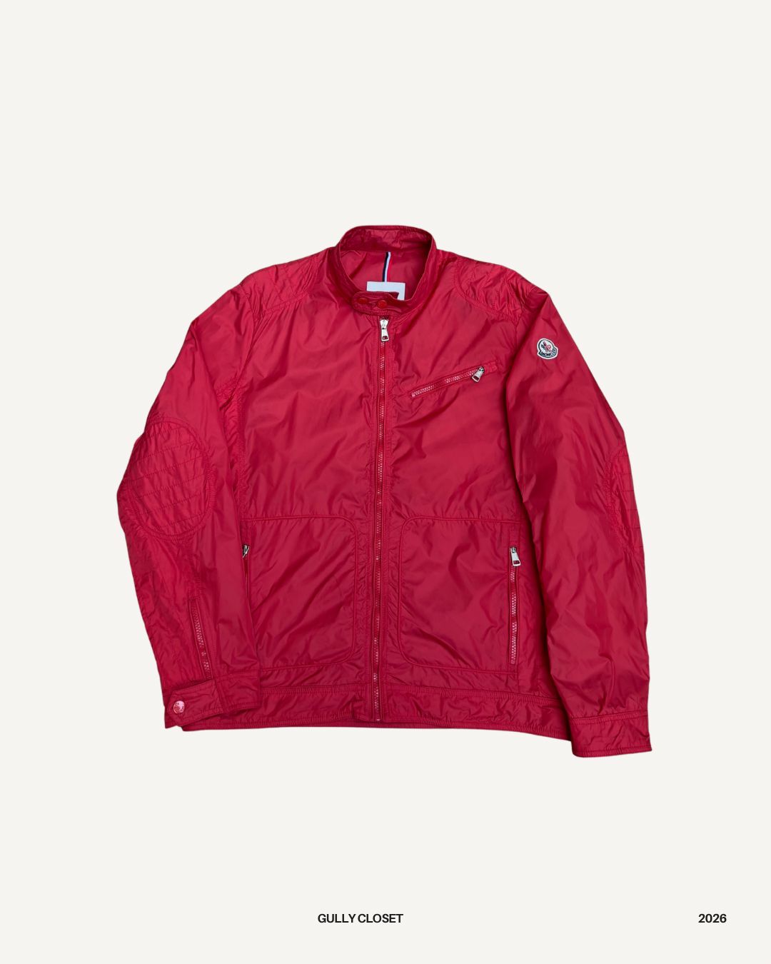 Moncler Premont Windbreaker Jacket – Zip - Up Lightweight Designer Outerwear - Gully Closet