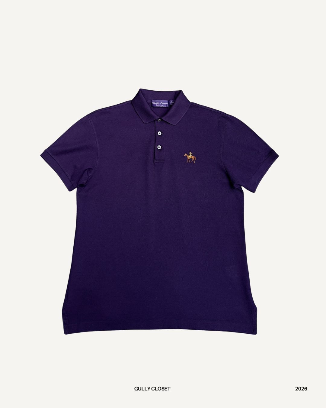 Ralph Lauren Purple Label OG Polo Shirt – Luxury Designer Cotton Polo (Men’s) - Gully Closet