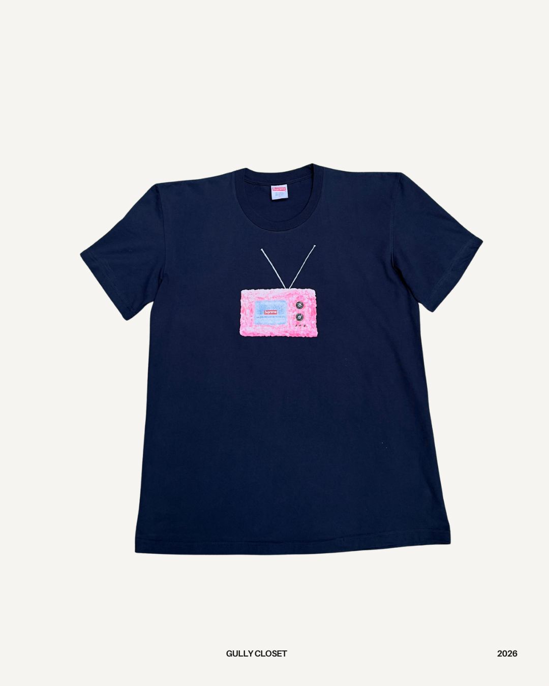 Supreme OG TV Graphic T-Shirt – Iconic Streetwear Logo Tee (Unisex) - Gully Closet