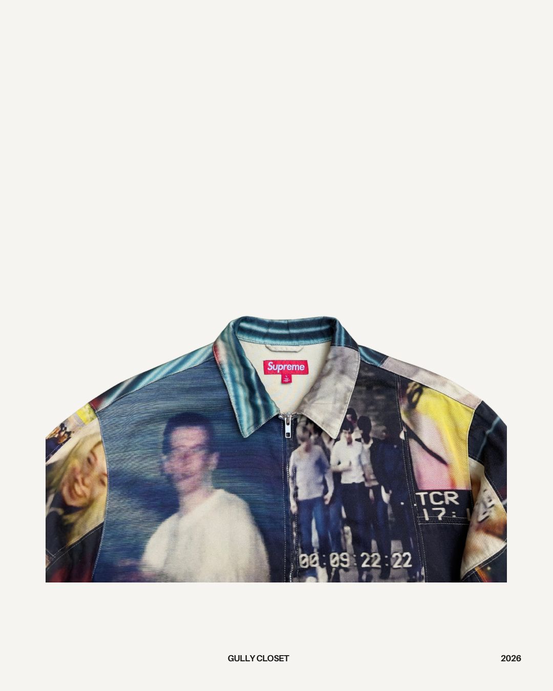 Supreme x Mark Leckey Hardcore Patchwork Harrington Jacket - Gully Closet