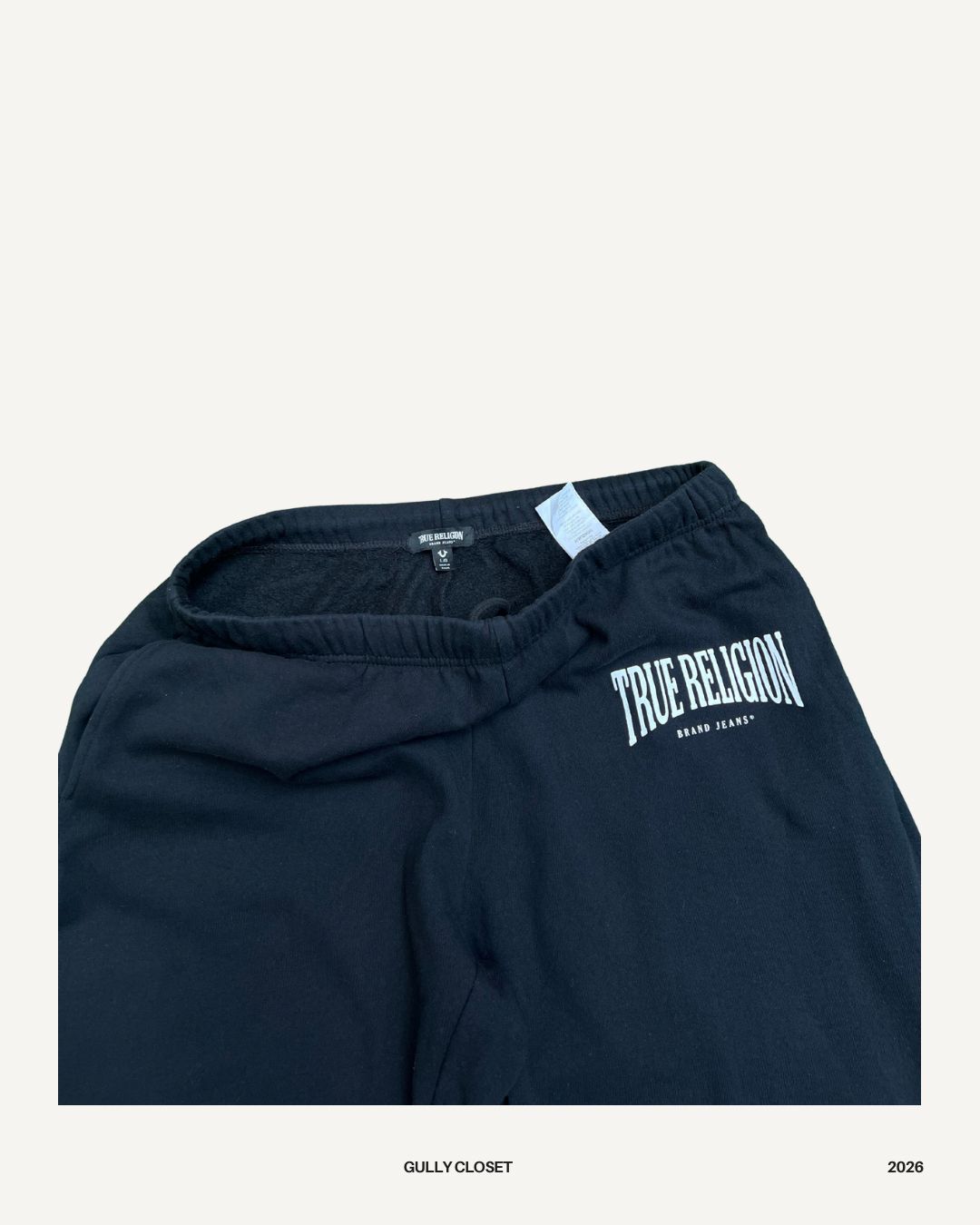 True Religion OG Tracksuit Pants – Designer Streetwear Joggers (Men’s) - Gully Closet