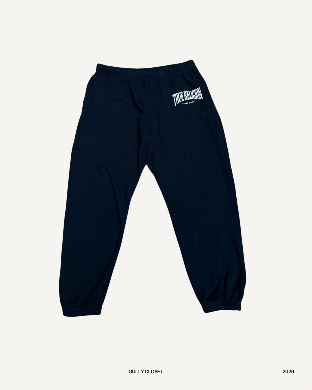 True Religion OG Tracksuit Pants – Designer Streetwear Joggers (Men’s) - Gully Closet